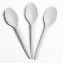 Biodegradable white spoon 4.5"  in USA/European Market